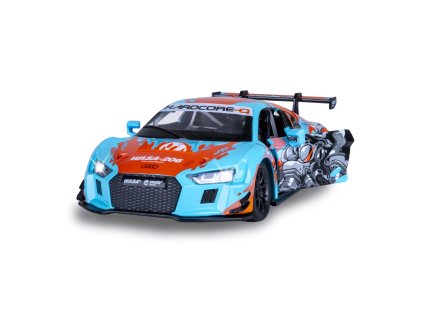 402605 audi r8 lms diecast 124 blau inkl knopfzellen
