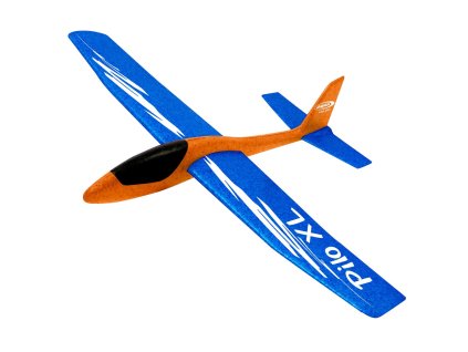 pilo xl foam hand launch glider epp wing blue fuselage