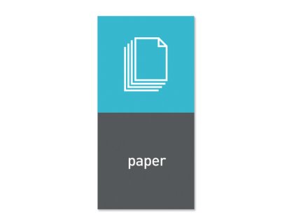 Simplehuman KT1174 magneticky stitek na odpadkovy kos papir paper