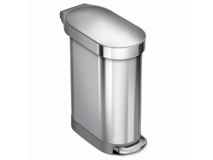 CW2044 uzky odpadkovy kos Simplehuman slim 45 L kartacovana nerez ocel