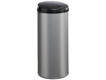 Bezdotykovy odpadkovy kos matny sedy 45 litru Rossignol 93562
