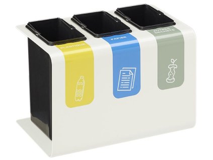 Kos na trideni odpadu bily 3x8 L Rossignol Tribu 55301