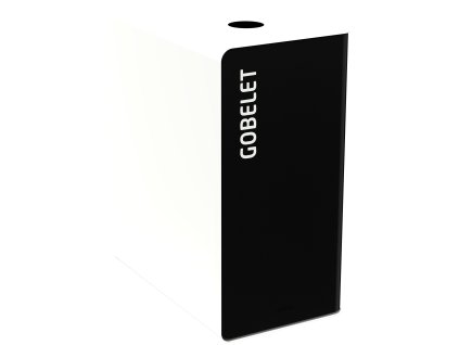 Odpadkovy kos na trideny odpad cire sklo 90 litru Rossignol Cubatri