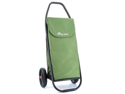 Rolser Com MF 8 Black Tube taska na koleckach zelena khaki zepredu COH012