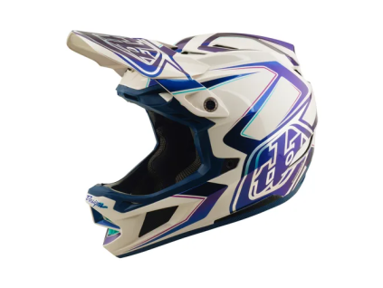 TLD HELMA D4 COMPOSITE MIPS FLARED WHITE / INDIGO (Varianta XS)