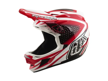 TLD HELMA D4 POLYACRYLITE MIPS THE LINE FIRE / WHITE (Varianta XS)