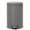 NewIcon Pedal Bin, 20L Mineral Concrete Grey 8710755119163 Brabantia 1000x1000px 7 NR 12559