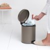 Pedal Bin newIcon, Recycle 2x2L Platinum 8710755280443 Brabantia 96dpi 1000x1000px 7 NR 21601