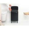 Bo Waste Bin Hi, 12L Matt Black 8710755227226 Brabantia 300dpi 2000x2000px 9 NR 30457