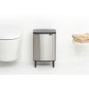 Bo Waste Bin Hi, 12L Matt Steel Fingerprint Proof 8710755227264 Brabantia 300dpi 2000x2000px 9 NR 30478