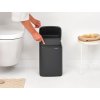 Bo Waste Bin, 7L Mineral Infinite Grey 8710755233722 Brabantia 96dpi 2000x2000px 9 NR 35782
