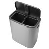 2337 1 bo touch bin 2x30l matna ocel otiskuvzdorna