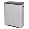 2337 4 bo touch bin 2x30l matna ocel otiskuvzdorna