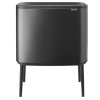 Bo Touch Bin, 3 x 11L Confident Grey 8710755233586 Brabantia 96dpi 2000x2000px 9 NR 36831