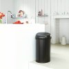 659 3 kos touch bin 60l matna cerna cerne viko
