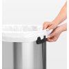 1487 2 kos touch bin 60l matna ocel