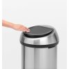 1487 5 kos touch bin 60l matna ocel