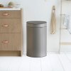 2286 3 kos touch bin new 40l platinova