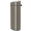 2286 1 kos touch bin new 40l platinova