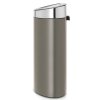 698 1 kos touch bin new 40l platinova mat viko