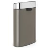 698 2 kos touch bin new 40l platinova mat viko