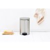 NewIcon Pedal Bin, 12L Matt Steel Fingerprint Proof 8710755112041 Brabantia 300dpi 2000x2000px 9 NR 2813