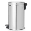 NewIcon Pedal Bin, 12L Matt Steel Fingerprint Proof 8710755112041 Brabantia 300dpi 2000x2000px 9 NR 1382