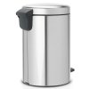 NewIcon Pedal Bin, 12L Matt Steel Fingerprint Proof 8710755112041 Brabantia 300dpi 2000x2000px 9 NR 1383