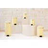 NewIcon Pedal Bin, 3, 5, 12, 20 and 30 litre, Soft Closing, Plastic Inner Bucket Mellow Yellow 96dpi 2000x2000px 9 NR 35506