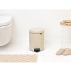 NewIcon Pedal Bin, 5L Soft Beige 8710755149900 Brabantia 96dpi 2000x2000px 9 NR 31479