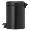 NewIcon Pedal Bin, 5L Matt Black 8710755112928 Brabantia 300dpi 2000x2000px 9 NR 1439