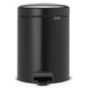 NewIcon Pedal Bin, 5L Matt Black 8710755112928 Brabantia 300dpi 2000x2000px 9 NR 1438