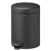 NewIcon Pedal Bin, 5L Mineral Infinite Grey 8710755200489 Brabantia 96dpi 2000x2000px 9 NR 35816