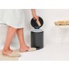 NewIcon Pedal Bin, 5L Mineral Infinite Grey 8710755200489 Brabantia 96dpi 2000x2000px 9 NR 35765