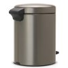NewIcon Pedal Bin, 5L Platinum 8710755112683 Brabantia 300dpi 2000x2000px 9 NR 1428
