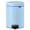 NewIcon Pedal Bin, 5L Dreamy Blue 8710755202681 Brabantia 96dpi 1000x1000px 7 NR 27444