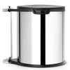 1559 4 vestavny kos na odpadky 15l leskla ocel
