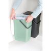Sort & Go Built in Bin, 2 x 16L Jade Green Grey 8710755214462 Brabantia 96dpi 1000x1000px 7 NR 25801