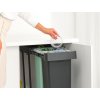 Sort&Go Built in Bin, 2x30L Dark Grey 8710755232527 Brabantia 96dpi 2000x2000px 9 NR 34705