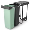 Sort&Go Built in Bin, 2x30L Dark Grey 8710755232527 Brabantia 96dpi 2000x2000px 9 NR 34736