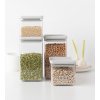 Tasty+ Stackable Canister, Set of 4 Light Grey 8710755122569 Brabantia 300dpi 2000x2000px 9 NR 15768