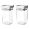 Tasty+ Stackable Canister, Set of 2 Light Grey 8710755230585 Brabantia 96dpi 2000x2000px 9 NR 35068