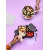 Campaign Image Make & Take Lunch Box Bento Dark Grey & Salad Bowl, 1.3L Light Grey 300dpi 2000x2000px 9 NR 29659