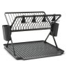 Foldable Dish Rack, Large Dark Grey 8710755139482 Brabantia 96dpi 1000x666px 7 NR 23825