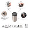 Make & Take Insulated Cup, 0.2L Dark Grey 8710755228728 Brabantia 96dpi 2000x2000px 9 NR 33441