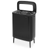 Bo Laundry Bin Hi, 2 x 45L, Plastic Lid Matt Black 8710755200564 Brabantia 96dpi 1000x1000px 7 NR 22112