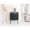 Bo Laundry Bin, 60L Matt Black 8710755200526 Brabantia 96dpi 1000x750px 7 NR 22238