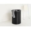 Laundry Bin, 55L, Selector Matt Black 8710755242366 Brabantia 96dpi 2000x2000px 9 NR 34819