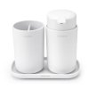 ReNew Bathroom Accessory set of 3 White 8710755280382 Brabantia 96dpi 1000x1000px 7 NR 22199