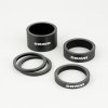534741 sram headset spacer set ud carbon gloss white logo 2 5mm x 2 5mm x 1 10mm x 1 20mm x